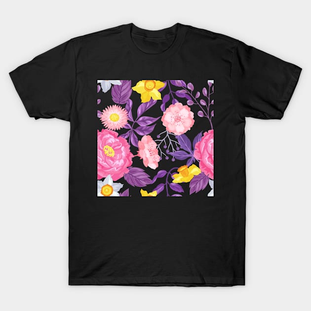 Cute Flowers T-Shirt by jeune98